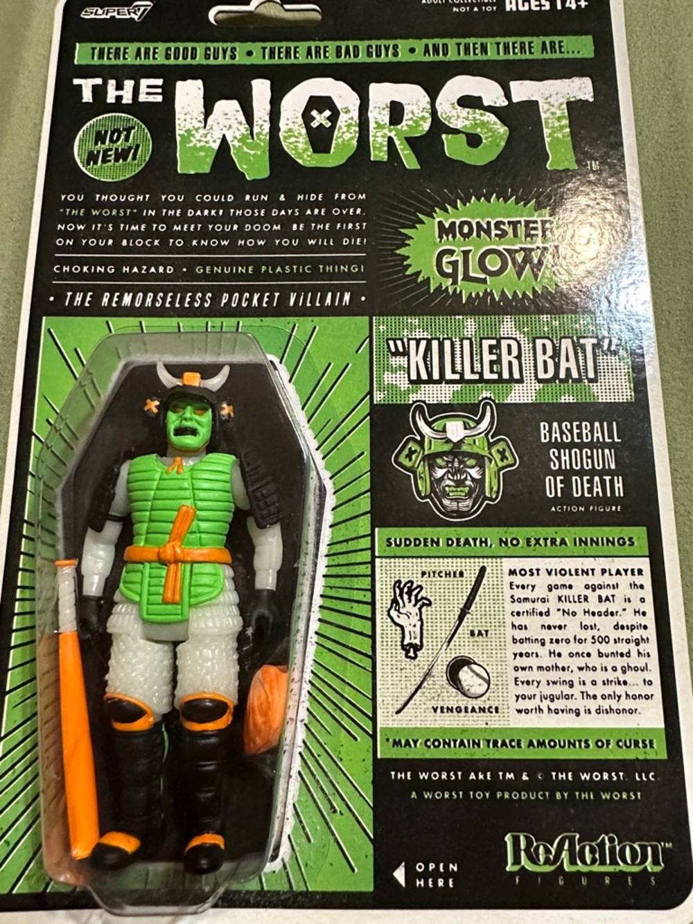 "Killer Bat" Action Figure – Green - Picture 4 of 4